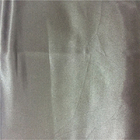 Eco - Friendly Polyester Fabric Clothing Satin Spandex Silver Color For Dress